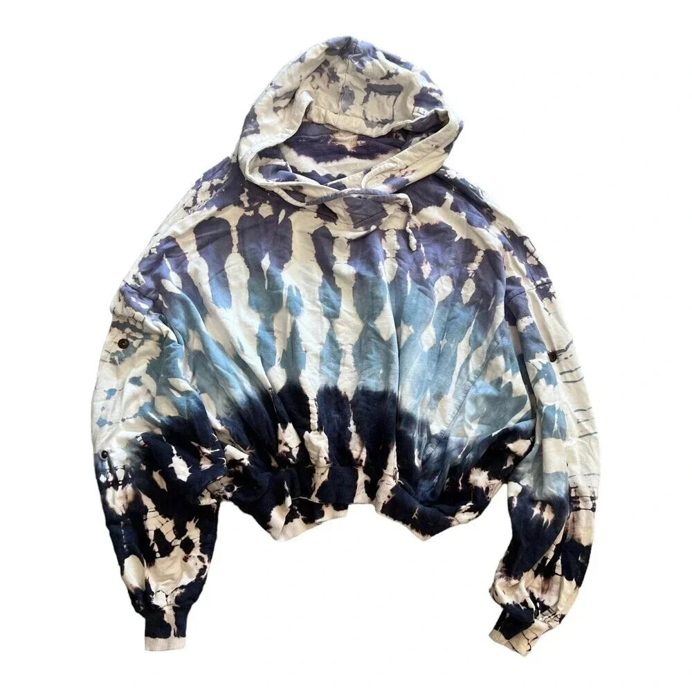 Young Fabulous & Broke Purple Tie Dye Hoodie S/M